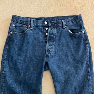Men’s Levi’s 501 Relaxed Fit Jeans, Size 35/30
